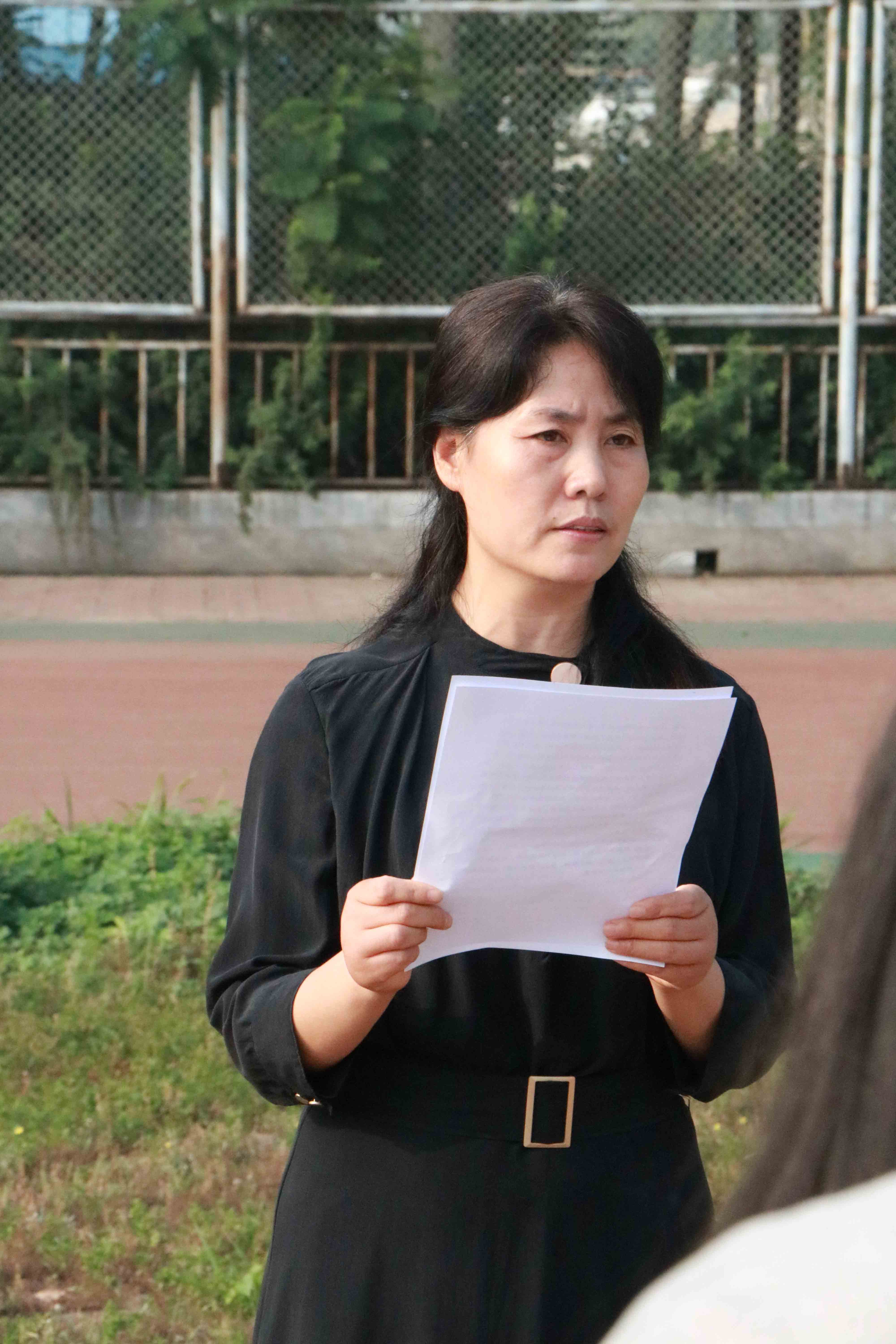 升旗仪式-保定学院美术与设计学院